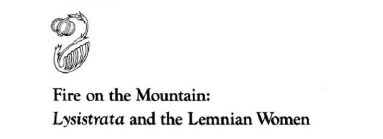 Post Image: Fire on the Mountain: Lysistrata and the Lemnian Women